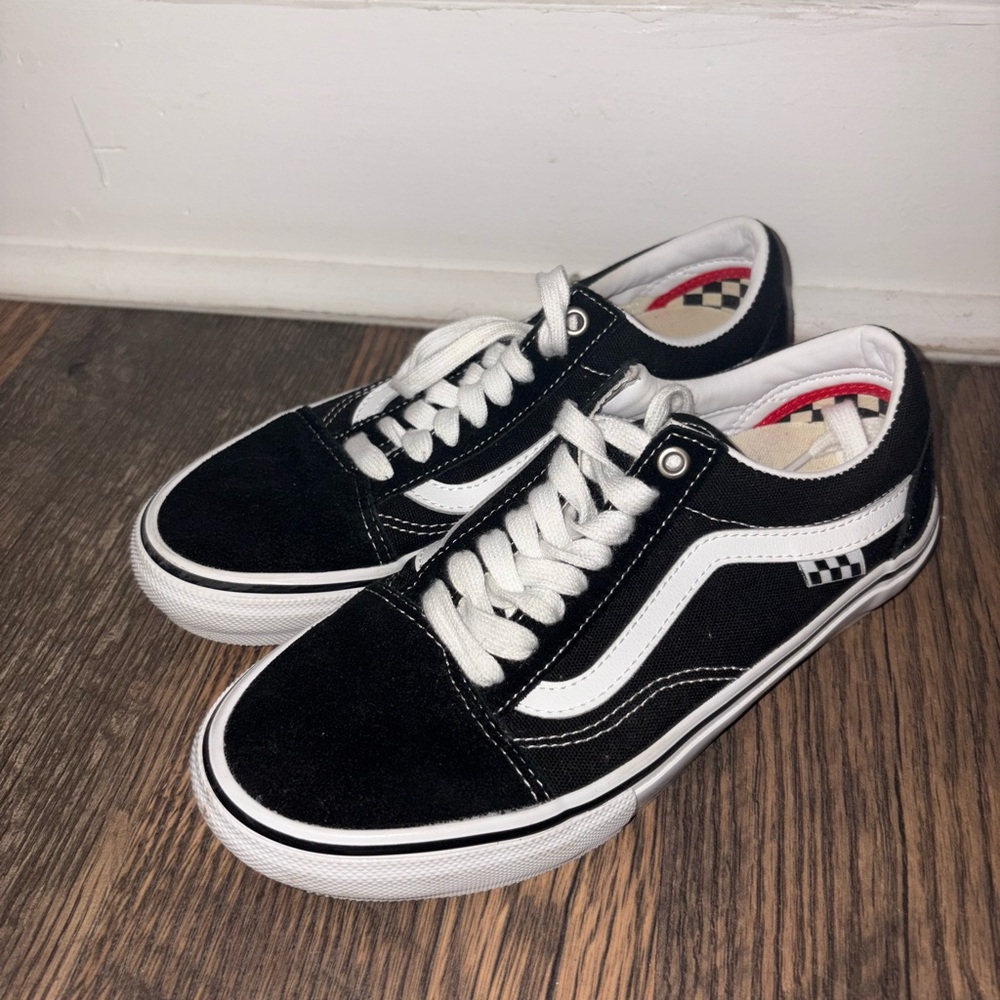 Vans Black and White Checkered Sneakers